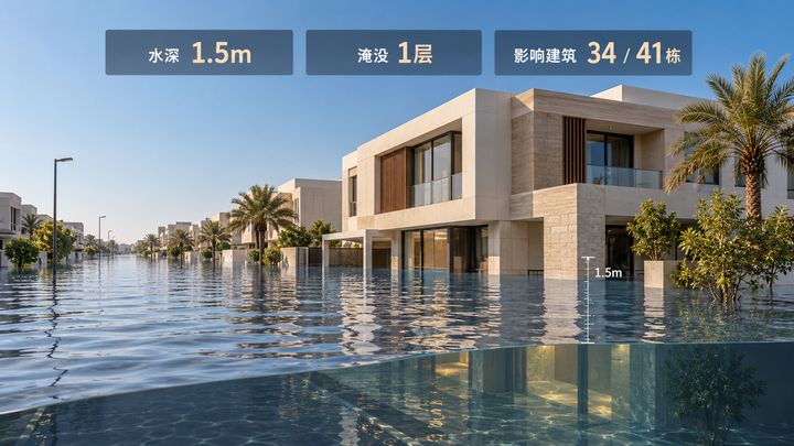 输出量化结果 · 水深剖面